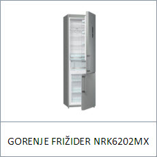 Gorenje frižider NRK6202MX
